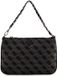 GUESS handtas accessoiretas Flat Pouch Coal Logo donkergrijs