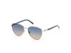 Guess GU3041 Dames Zonnebril Blauw, Goud Vrouw