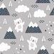 Homemania bedrukt tapijt Baby Dream 7 voor kinderen, huisdecoratie, antislip, voor woonkamer, slaapkamer, meerkleurig, van polyester, katoen, 80 x 120 cm
