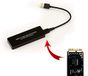 KALEA-INFORMATIQUE - Mac SSD 2013/2014 AHCI Type 12+16 pin naar USB 3.0 Behuizingsconverter