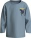 NAME IT NMMVELIX LS NREG TOP Jungen Langarmshirts Baumwolle 100% Ashley Blue 98