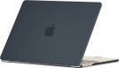 Lunso MacBook Air 13 inch (2022-2026) cover hoes - case - Mat Zwart
