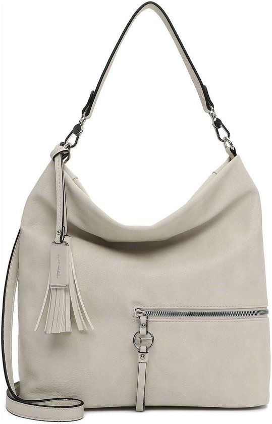 Tamaris Schoudertas Nele Hobo Bag Ecru Crème