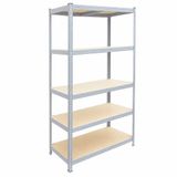 Merkloos Stellingkast - 200 x 100 x 50 cm - 875 kg - grijs