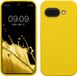 kwmobile telefoonhoesje geschikt voor Google Pixel 9a - Hoesje met siliconen coating - Smartphone case in stralend geel