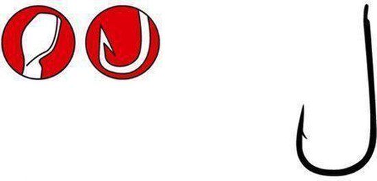 LS-1310B Hooks Bronze - Haakmaat 12 - Witvis - 25 stuks