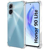 Phonillico® Hoesje voor Honor 90 LITE - Schokbestendig Beschermend Zacht TPU Transparant
