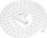 Allteq - Spiraalband - Kabelslang - Met doorvoerhulp - 5 meter - Wit