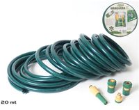 Gerimport Tuyau d'arrosage - 20 Mètre - avec Arroseur et Raccords - 5 Pièces