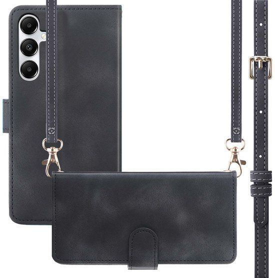imoshion Bookcase met koord voor de Samsung Galaxy A15 (5G/4G) - Zwart