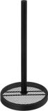 5five Keukenrolhouder - zwart - staand - rvs - D16 x H33 cm