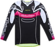 Troy Lee Designs SE Pro Salvo Motocross-trui Zwart/wit 2XL