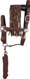 Imperial Riding Halsterset Met Vliegenfrontriem Bruin Pony