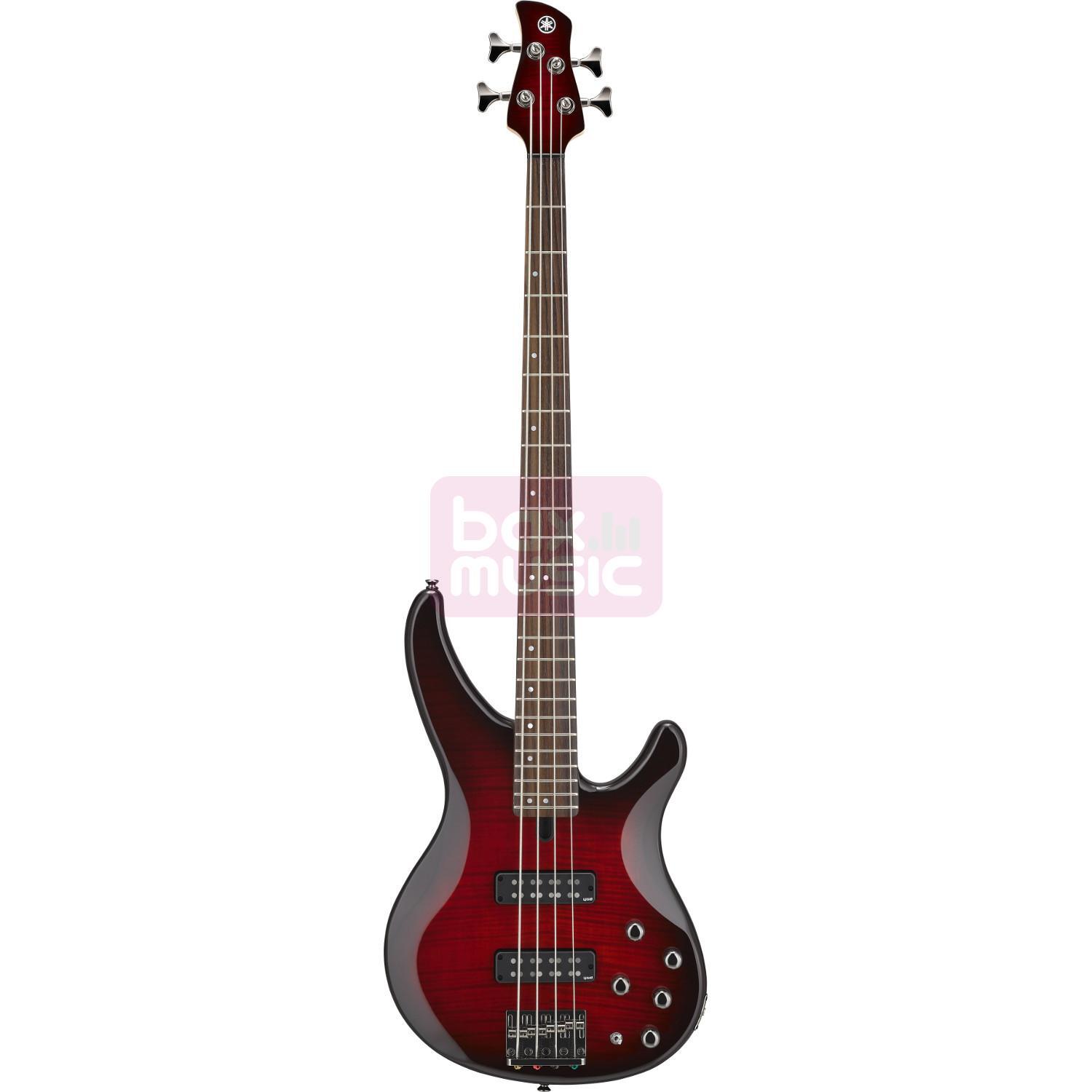 Yamaha TRBX 604 FM Dark Red Burst elektrische basgitaar