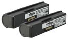 vhbw 2x Batterie Ersatz für Symbol 55-000166-01, BTRY-WT40IAB0E, BTRY-WT40IAB0H, 82-90005-05, 82-90005-03 für Barcodescanner POS (3400 mAh, 3,7 V, Li-Ion)