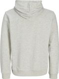 JACK & JONES JJPERRY SWEAT HOOD Homme XXL Coton/Polyester Blanc Chiné