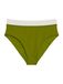 Marc O'Polo Maillot de bain ' Contrast Binding ' vert / blanc