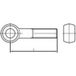 TOOLCRAFT 107323 Boulons à œil M12 160 mm DIN 444 Acier zingué par galvanisation 10 pièce(s)