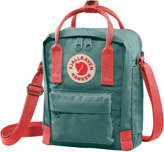 Fjallraven Kanken Sling Rugzak - Frost Green-Peach Pink