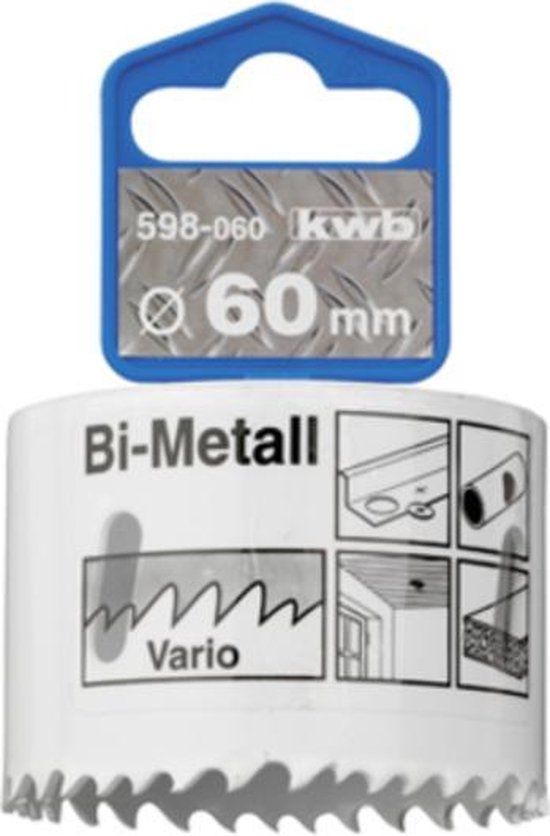 KWB Gatenzaag HSS Bi-metaal 598-095 - Ø 95 mm - Metaal