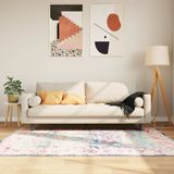 vidaXL Vloerkleed wasbaar 120x180 cm meerkleurig