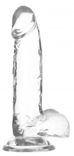 Addiction Crystal - Transparante Dildo - 20 cm