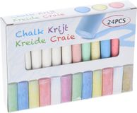 FREE & EASY Schoolkrijt groot - 24-delig