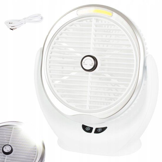 PINGYANG RONGRONG HANDICRAFT YT-M2031 Draadloze Ventilator Wit;Zilver
