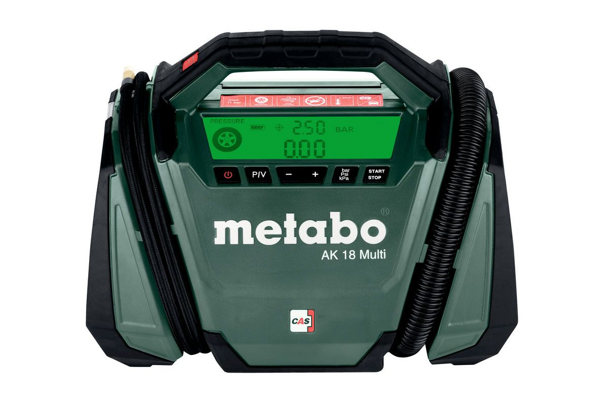 Metabo AK 18 MULTI Accu Compressor - 18V - 11 Bar - Draagbaar