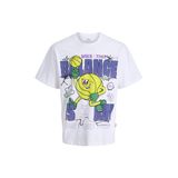JACK&JONES Jongens T-shirt - Maat 152 - Wit