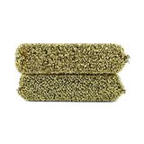 D.RECT Stalen sponzen voor Teflon 2x - Afwasspons - Ideaal voor gecoate pannenpotten, goud