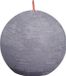 Bolsius - Rustieke kleine stompkaars 'Boule' (Ø7.6cm) - Frosted Lavender