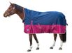 Posten HKM Cleveland Couverture pour cheval Rouge/noir 115