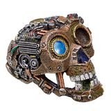 Nobby 28691 waterornament Cyborg Schedel 2" met LED 11,5 x 15,7 x 11 cm