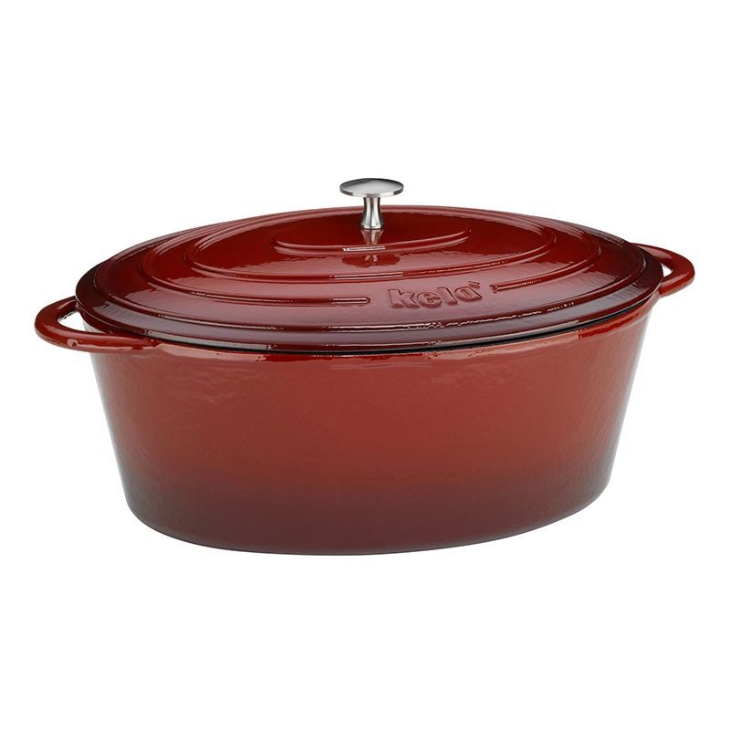 Kela 11943 Braadpan - 6.5L - Gietijzer - Bruin