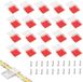 Merkloos / Sans marque Solidchoice - Set van 20 Transparante LED Strip Clips met Schroeven