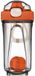 Ibenzoa® Shaker à protéines pratique avec boule mélangeuse pour le fitness et les activités de plein air, 500 ml, Orange