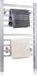 Dirt Devil Elektrische Handdoekradiator - Handdoekrek Badkamer - 10 Stangen - Aluminium - Grijs