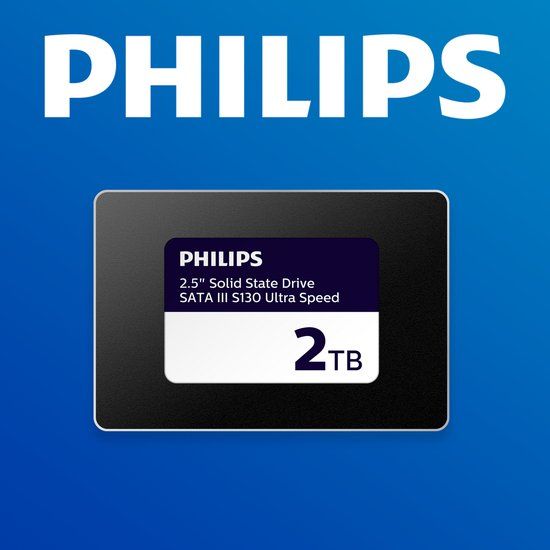 Philips Interne SSD 2.5" SATA III - 2 TB - S130 Ultra Speed