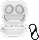 kwmobile Earphones Case for Samsung Galaxy Buds FE Case - Clear TPU Silicone Earbuds Cover - Transparent