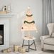 Prolenta Maison Exclusive Kerstboom om te versieren, 110 cm, massief hout
