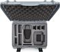 Bol Étui de protection - Rigide - Transport de drone - Étanche et anti-poussière - 47,5 x 37,6 x 17,8 cm - Argent