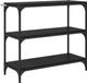 vidaXL Boekenkast Zwart Eiken 70.5 cm