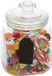 5Five luxe voorraadpot Candyman - snoeppot - glas - met deksel - 1.2 liter