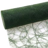 Deko AS GmbH Sizoweb 64 008-R tafelloper donkergroen 60 cm rol 25 meter