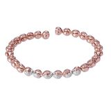 Orphelia ZA-7395/RG - Armband Bangle - Zilver 925 Rosé - Zirkonia - 60 mm