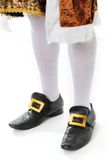 Merkloos Verkleed kniekousen - smetteloos wit - lakeien kniekous - maat 38-45 - stretch polyester