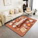 Tapis de camping, 150x200 cm, polypropylène, antidérapant, design moderne