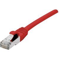 Exertis Connect - Verbindingskabel - RJ-45 (M) naar RJ-45 (M) - 1.5 m - afgeschermd F/UTP - CAT 6 - halogeenvrij, zonder haken - rood