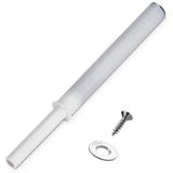 Sotech Blum® 956A1002 voor grote kastdeuren zijdeachtig wit magnetisch met schroefplaat